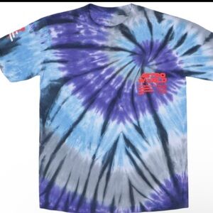 TRAVIS SCOTT OFFICIAL SOUVENIR TEE PURPLE Astroworld Tie-Dye T-Shirt Size Small